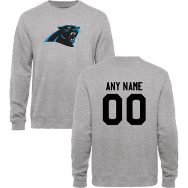 Men's Carolina Panthers Design Your Own Crewneck Sweatshirt
