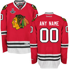 Men's Chicago Blackhawks Reebok Red 2015 Stanley Cup Champions Premier Home Custom Jersey Men's Chicago Blackhawks Reebok Red 2015 Stanley Cup Champions Premier Home Custom Jersey