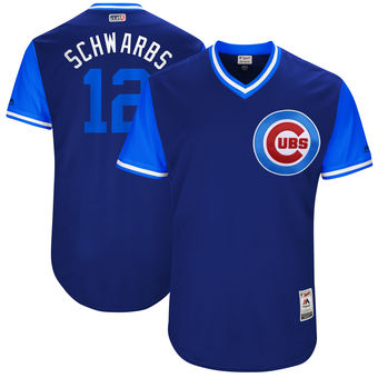 Men's Chicago Cubs Kyle Schwarber Schwarbs Majestic Royal 2017 Players Weekend Authentic Jersey Men's Chicago Cubs Kyle Schwarber Schwarbs Majestic Royal 2017 Players Weekend Authentic Jersey