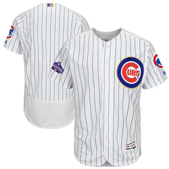 Men's Chicago Cubs Majestic White 2017 Gold Program FlexBase Team Jersey Men's Chicago Cubs Majestic White 2017 Gold Program FlexBase Team Jersey