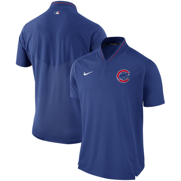 Men's Chicago Cubs Nike Royal Authentic Collection Elite Performance Polo