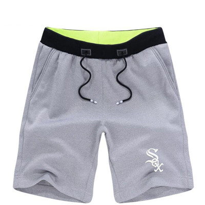 Men's Chicago White Sox Team Logo Grey Baseball Shorts Men's Chicago White Sox Team Logo Grey Baseball Shorts