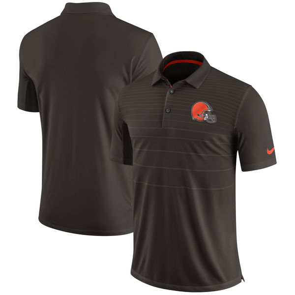 Men's Cleveland Browns Nike Brown Early Season Polo