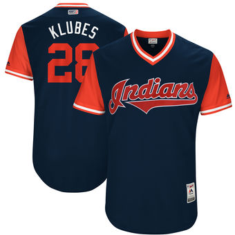 Men's Cleveland Indians Corey Kluber Klubes Majestic Navy 2017 Players Weekend Authentic Jersey Men's Cleveland Indians Corey Kluber Klubes Majestic Navy 2017 Players Weekend Authentic Jersey