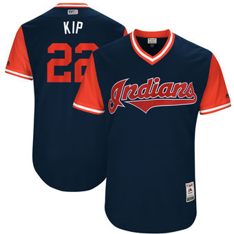 Men's Cleveland Indians Jason Kipnis Kip Majestic Navy 2017 Players Weekend Authentic Jersey Men's Cleveland Indians Jason Kipnis Kip Majestic Navy 2017 Players Weekend Authentic Jersey