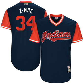 Men's Cleveland Indians Zach McAllister Z-Mac Majestic Navy 2017 Players Weekend Authentic Jersey Men's Cleveland Indians Zach McAllister Z-Mac Majestic Navy 2017 Players Weekend Authentic Jersey