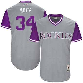 Men's Colorado Rockies Jeff Hoffman Hoff Majestic Gray 2017 Players Weekend Authentic Jersey Men's Colorado Rockies Jeff Hoffman Hoff Majestic Gray 2017 Players Weekend Authentic Jersey