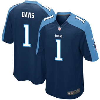 Men's Corey Davis Tennessee Titans Nike 2017 Draft Pick Game Jersey - Navy