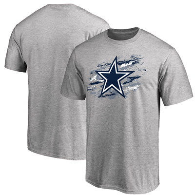 Men's Dallas Cowboys NFL Pro Line Heathered Gray True Color T-Shirt Men's Dallas Cowboys NFL Pro Line Heathered Gray True Color T-Shirt