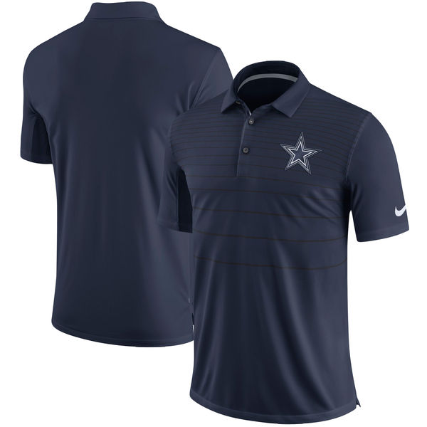 Men's Dallas Cowboys Nike Navy Early Season Polo Men's Dallas Cowboys Nike Navy Early Season Polo