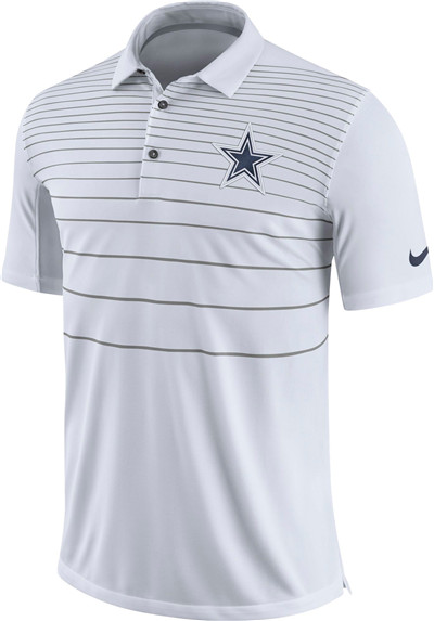 Men's Dallas Cowboys Nike white Early Season Polo (1) Men's Dallas Cowboys Nike white Early Season Polo (1)
