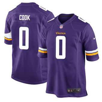 Men's Dalvin Cook Minnesota Vikings Nike 2017 Draft Pick Game Jersey - Purple