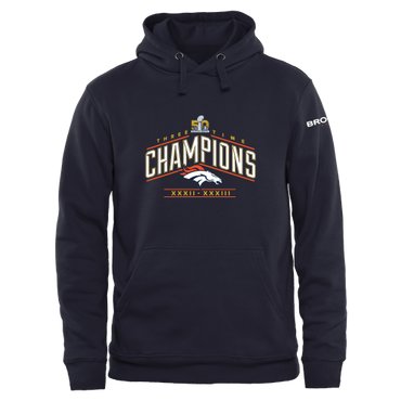 Men's Denver Broncos Super Bowl 50 Champions Design Your Own Pullover Hoodie