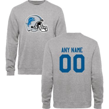 Men's Detroit Lions Design Your Own Crewneck Sweatshirt