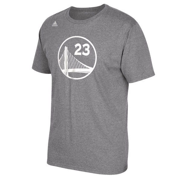 Men's Golden State Warriors Draymond Green adidas Gray Net Number T-Shirt1 Men's Golden State Warriors Draymond Green adidas Gray Net Number T-Shirt1