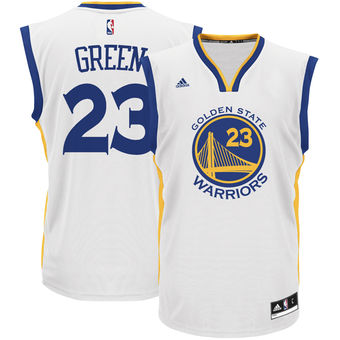 Men's Golden State Warriors Draymond Green adidas White Home Replica Player Jersey
