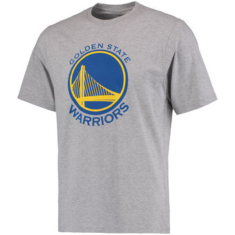 Men's Golden State Warriors Gray Primary Logo T-Shirt