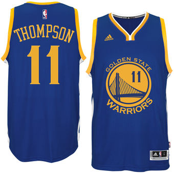 Men's Golden State Warriors Klay Thompson adidas Royal Player Swingman Jersey