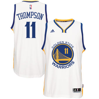 Men's Golden State Warriors Klay Thompson adidas White Home Swingman Jersey Men's Golden State Warriors Klay Thompson adidas White Home Swingman Jersey