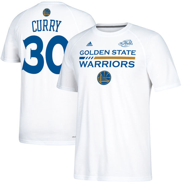 Men's Golden State Warriors Stephen Curry adidas White 2017 NBA Finals Bound Gametime Shooter T-Shirt Men's Golden State Warriors Stephen Curry adidas White 2017 NBA Finals Bound Gametime Shooter T-Shirt