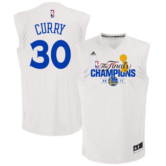 Men's Golden State Warriors Stephen Curry adidas White 2017 NBA Finals Champions Fashion Replica Jersey Men's Golden State Warriors Stephen Curry adidas White 2017 NBA Finals Champions Fashion Replica Jersey