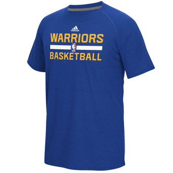 Men's Golden State Warriors adidas Royal 2016 On-Court climalite Ultimate T-Shirt