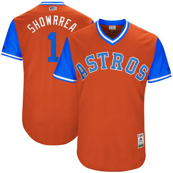 Men's Houston Astros Carlos Correa Showrrea Majestic Orange 2017 Players Weekend Authentic Jersey Men's Houston Astros Carlos Correa Showrrea Majestic Orange 2017 Players Weekend Authentic Jersey