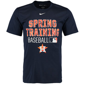 Men's Houston Astros Nike Navy 2016 Authentic Collection Legend Team Issue Spring Training Performance T-Shirt