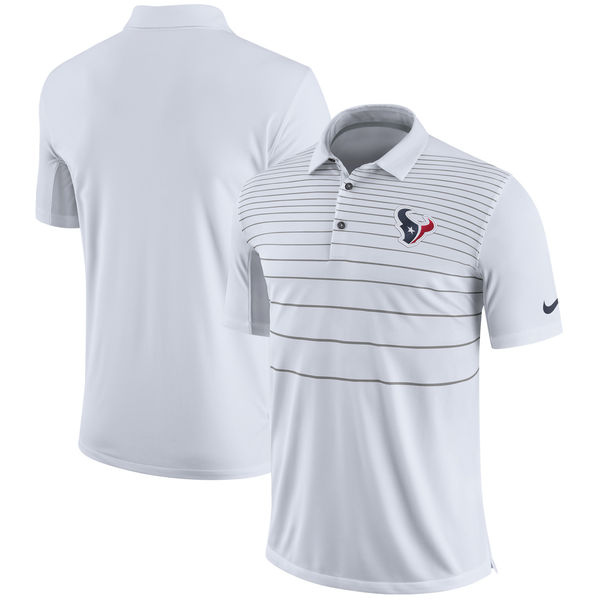 Men's Houston Texans Nike White Early Season Polo