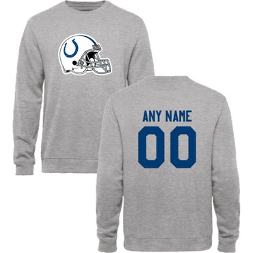 Men's Indianapolis Colts Design Your Own Crewneck Sweatshirt