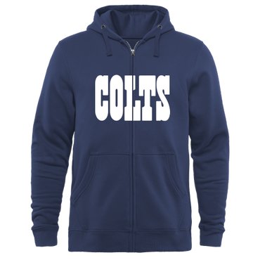 Men's Indianapolis Colts Design Your Own Zip Hoodie