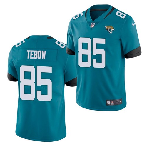 Men's Jacksonville Jaguars #85 Tim Tebow Teal 2021 Vapor Untouchable Stitched NFL Nike Limited Jersey