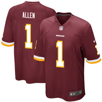Men's Jonathan Allen Washington Redskins Nike 2017 Draft Pick Game Jersey - Burgundy