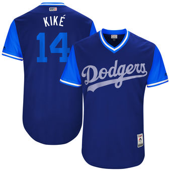 Men's Los Angeles Dodgers Enrique Hernandez Kiké Majestic Royal 2017 Players Weekend Authentic Jersey Men's Los Angeles Dodgers Enrique Hernandez Kiké Majestic Royal 2017 Players Weekend Authentic Jersey