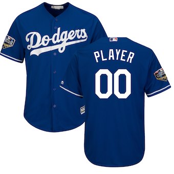 Men's Los Angeles Dodgers Majestic Royal 2018 World Series Cool Base Custom Jersey Men's Los Angeles Dodgers Majestic Royal 2018 World Series Cool Base Custom Jersey
