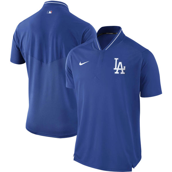 Men's Los Angeles Dodgers Nike Royal Authentic Collection Elite Performance Polo