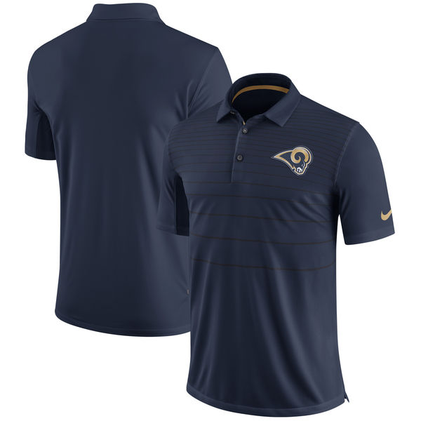 Men's Los Angeles Rams Nike Navy Early Season Polo