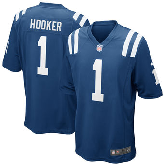 Men's Malik Hooker Indianapolis Colts Nike 2017 Draft Pick Game Jersey - Royal