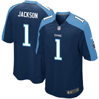 Men's Men's Adoree' Jackson Tennessee Titans Nike 2017 Draft 2nd First Round Pick Game Jersey - Navy