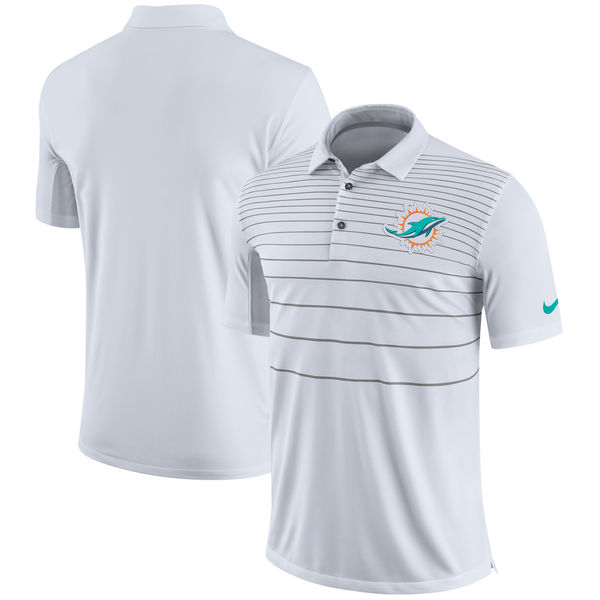 Men's Miami Dolphins Nike White Early Season Polo