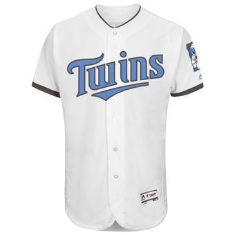 Men's Minnesota Twins Majestic White Father's Day FlexBase Team Jersey Men's Minnesota Twins Majestic White Father's Day FlexBase Team Jersey