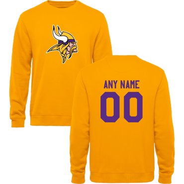 Men's Minnesota Vikings Design Your Own Crewneck Sweatshirt