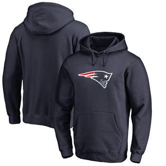 Men's New England Patriots Pro Line Navy Primary Logo Hoodie