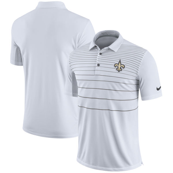 Men's New Orleans Saints Nike White Early Season Polo