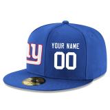 Men's New York Giants  Royal Custom On-Field 59FIFTY Structured Fitted Hat
