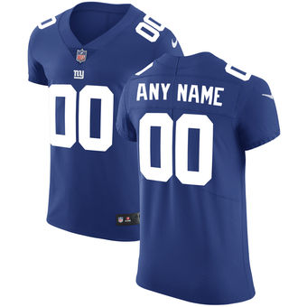Men's New York Giants Nike Royal Vapor Untouchable Custom Elite Jersey Men's New York Giants Nike Royal Vapor Untouchable Custom Elite Jersey
