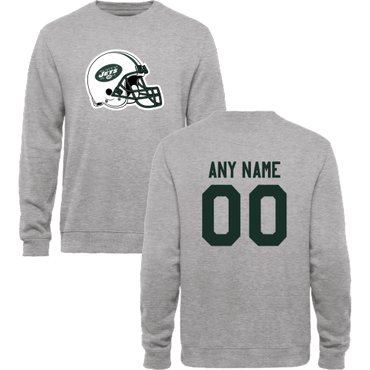 Men's New York Jets Design Your Own Crewneck Sweatshirt Men's New York Jets Design Your Own Crewneck Sweatshirt