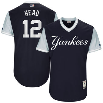 Men's New York Yankees Chase Headley Head Majestic Navy 2017 Players Weekend Authentic Jersey Men's New York Yankees Chase Headley Head Majestic Navy 2017 Players Weekend Authentic Jersey