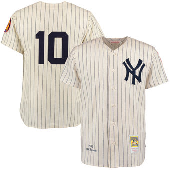 Men's New York Yankees Phil Rizzuto Mitchell & Ness Cream Authentic Jersey Men's New York Yankees Phil Rizzuto Mitchell & Ness Cream Authentic Jersey