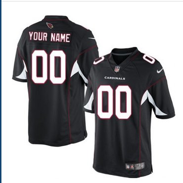 Men's Nike Arizona Cardinals Customized Limited Black Alternate NFL Jersey